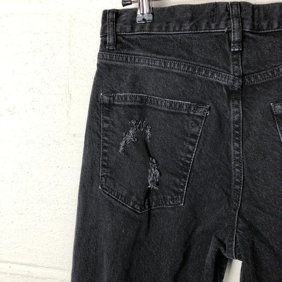 We the Free Bren Boyfriend Jean Size 25 Black Grunge Goth Indie Sleeze - Picture 4 of 16